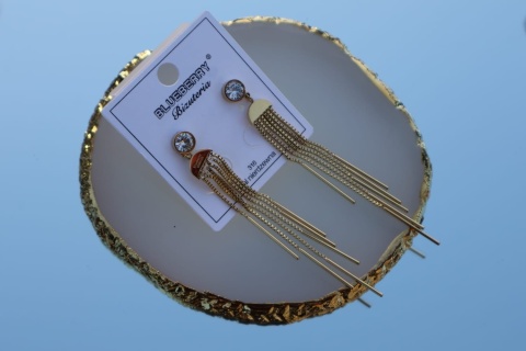 Kolczyki sztyfty, wkrętki długie, stal nierdzewna