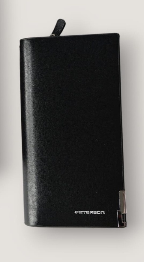 Peterson duży portfel damski, vegan leater