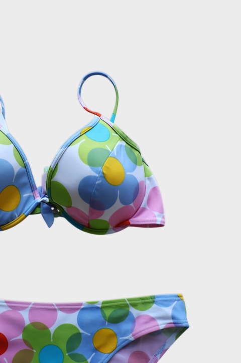 Kostium kąpielowy dwuczęściowy w kwiaty