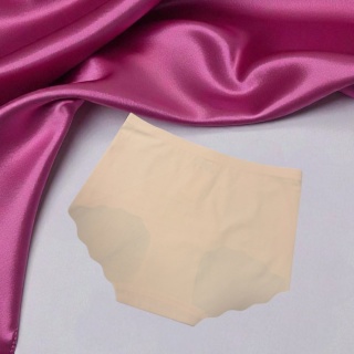 Majtki damskie bezszwowe laserowo cięte brudny róż