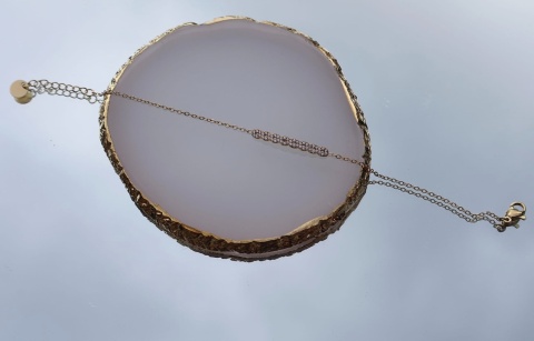 Bransoletka ze stali nierdzewnej Bluberry z cyrkoniami