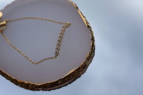 Bransoletka ze stali nierdzewnej Bluberry z cyrkoniami