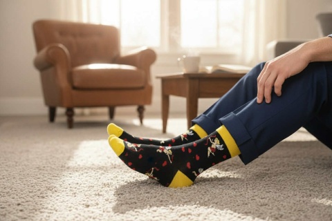 Skarpetki męskie walentynkowe Moraj